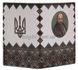 Шкіряна обкладинка на паспорт "Тарас Шевченко" 16089, Коричневий