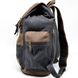 TARWA 0010 - міський рюкзак з кінської шкіри і парусини Сірий
