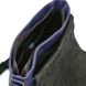 Мужская кожаная сумка через плечо с клапаном TARWA RK-1047-3md Синий