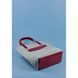 Сумка шоппер D.D. фетр серый + бордовая кожа виноград Blanknote BN-BAG-17-felt-vin