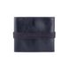 Зручний маленький гаманець на кобурною гвинті з натуральної шкіри синього кольору