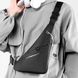 Текстильна чоловіча сумка через плече Confident ATN02-6675A Чорний