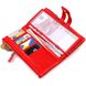 Яркий женский кошелек с удобным функционалом из натуральной кожи CANPELLINI 21895 Красный