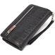Качественное портмоне клатч из натуральной фактурной кожи CANPELLINI 21543 Черное