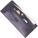 Классический вертикальный бумажник из натуральной гладкой кожи KARYA 21435 Черный