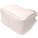 Женская прямоугольная сумка на два отделения из натуральной кожи Vintage 22344 Белая