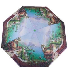 Зонт женский механический компактный облегченный MAGIC RAIN (МЭДЖИК РЕЙН) ZMR51224-4 Голубой