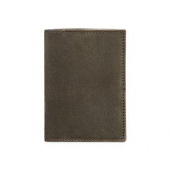 Натуральна шкіряна обкладинка для паспорта 1.2 темно-коричнева Blanknote BN-OP-1-2-o