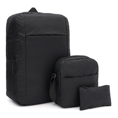 Чоловічий рюкзак + сумка Monsen C18082bl-black