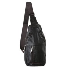 Мужская кожаная сумка-рюкзак Keizer K118-brown