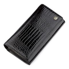 Гаманець жіночий ST Leather 18426 (S6001A) шкіряний Чорний