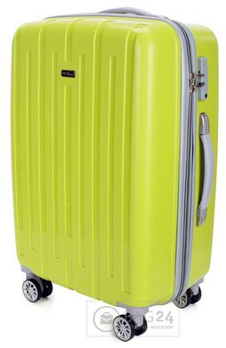 Стильный чемодан из поликарбоната WITTCHEN V25-10-812-70, Салатовый