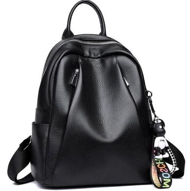Модный кожаный рюкзак Olivia Leather F-NWBP27-8108A Черный