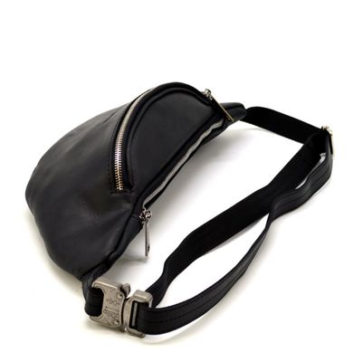 Напоясная сумка из черной кожи Crazy horse бренда RA-3036-4lx TARWA Черный