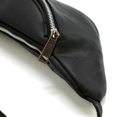 Напоясная сумка из черной кожи Crazy horse бренда RA-3036-4lx TARWA Черный