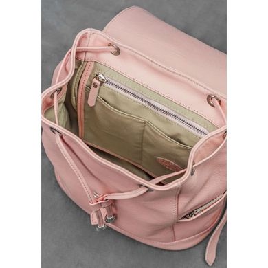 Натуральний шкіряний рюкзак Олсен барбі - рожевий Blanknote BN-BAG-13-barbi