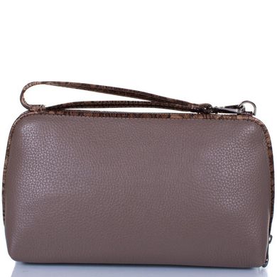 Жіноча шкіряна сумка-клатч DESISAN (ДЕСІСАН) SHI2012-283 Бежевий