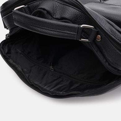Мужская кожаная сумка Keizer K1711bl-black