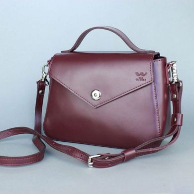Женская кожаная сумочка Lili бордовая Blanknote TW-Lily-mars-ksr