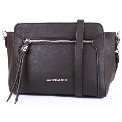 Женская мини-сумка из качественного кожезаменителя AMELIE GALANTI (АМЕЛИ ГАЛАНТИ) A991458-black Черный