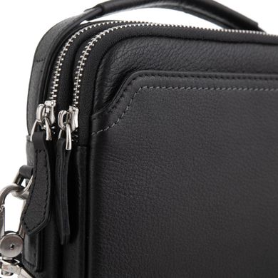 Мужская кожаная сумка через плечо Tiding Bag SM8-096A Черный