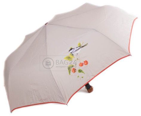 Кремова жіноча парасолька, напівавтомат AIRTON Z3651-9, Бежевий
