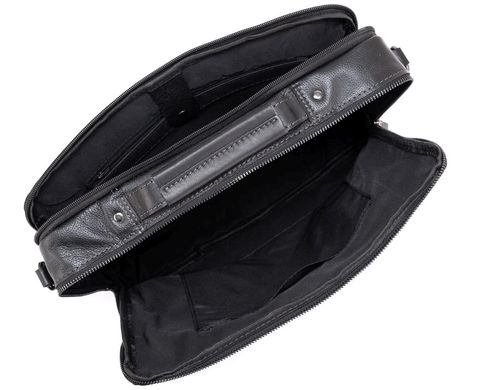 Чоловіча шкіряна сумка для ноутбука Allan Marco RR-4104A Чорний