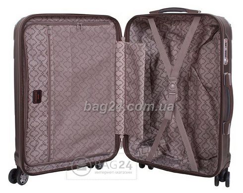 Высококачественный комплект дорожных чемоданов Vip Collection Everest Brown 28",24",20", Коричневый