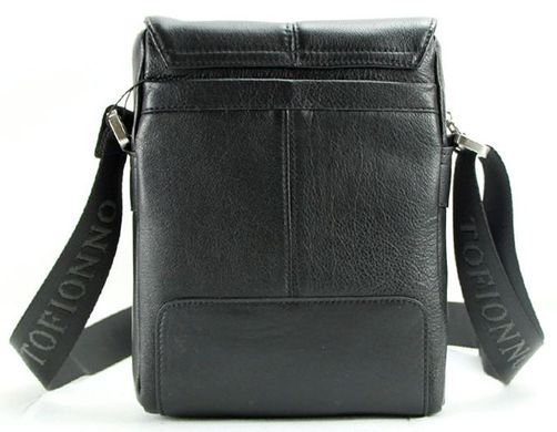 Современная мужская кожаная сумка TOFIONNO 00275, Черный