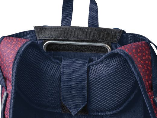 Прочный городской рюкзак с усиленной спинкой Topmove 22L синий с бордовым