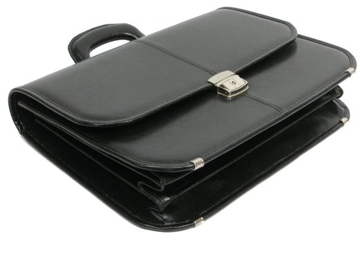 Чоловічий портфель з еко шкіри JPB, TE-40-66458 чорний