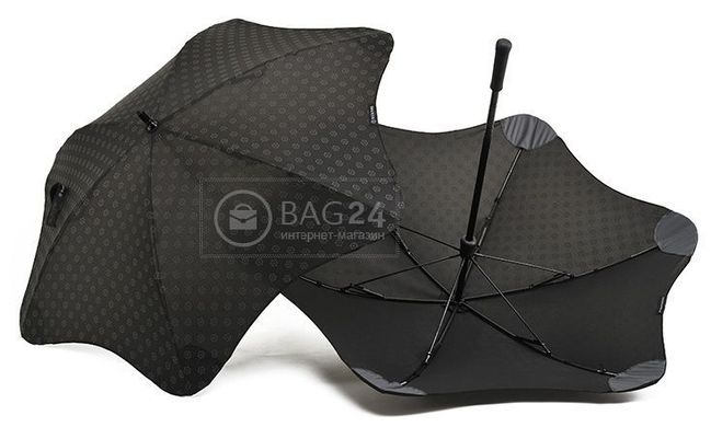 Противоштормовой зонт-трость мужской механический BLUNT Bl-mini-plus-black, Черный