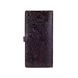 Місткий коричневий тревел-кейс з натуральної глянцевої шкіри, колекція "Mehendi Art"