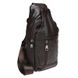 Чоловіча шкіряна сумка-рюкзак Keizer K118-brown