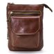 Маленькая мужская сумка на пояс, через плечо, на джинсы коньяк TARWA GB-1350-3md Коньячный