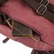 Компактный женский текстильный рюкзак Vintage 20195 Малиновый