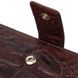 Чудове стильне чоловіче портмоне з натуральної шкіри з тисненням під крокодила CANPELLINI 21846 Коричневе