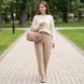 Прямокутна сумка для жінок на два відділення з натуральної шкіри Vintage 22345 Бежева