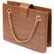 Сумка из кожзаменителя с тиснением Vintage sale_14948 Коричневая
