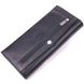 Вертикальний чоловічий гаманець із натуральної зернистої шкіри KARYA 21436 Чорний