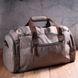 Вместительная дорожная сумка из качественного текстиля 21238 Vintage Серая