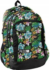 Яскравий жіночий рюкзак 25L Paso Flowers PPLH19-2808