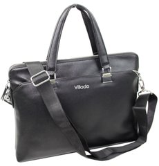 Женский деловой портфель из эко кожи Villado черный