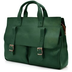 Чоловіча сумка для документів та ноутубка зелена TARWA RE-7107-3md Зелений