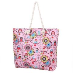 Женская пляжная тканевая сумка ETERNO (ЭТЕРНО) DET1807-2 Розовый
