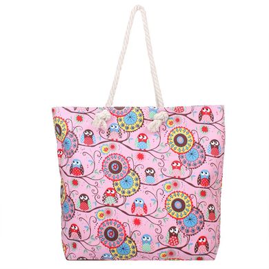 Жіноча пляжна тканинна сумка ETERNO (Етерн) DET1807-2 Рожевий