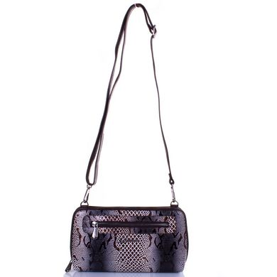 Жіноча шкіряна сумка-клатч DESISAN (ДЕСІСАН) SHI2012-180 Коричневий