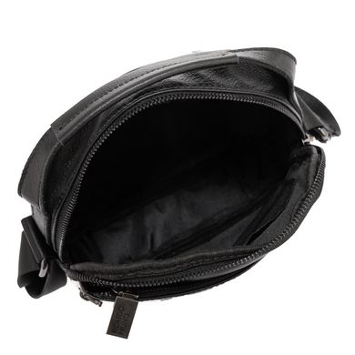Мужская сумка через плечо натуральная кожа Ricardo Pruno RP-FL-A25-1108A Черный