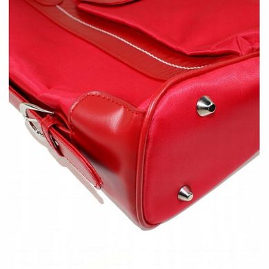 Яркая деловая женская сумка для ноутбука 15.6 дюймов Lavio красная