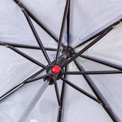 Зонт женский механический компактный облегченный MAGIC RAIN (МЭДЖИК РЕЙН) ZMR1231-1 Серый
